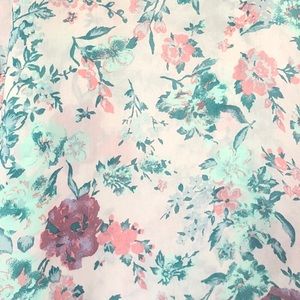 Light floral blouse